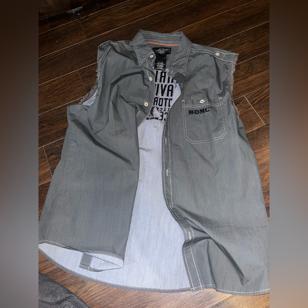 Harley davidson sleevless vest